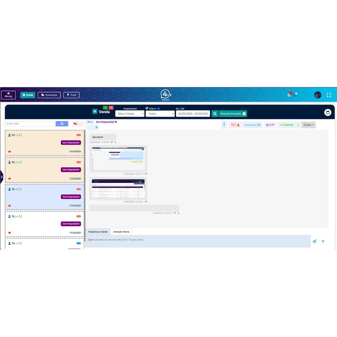 Atendimento via WhatsApp